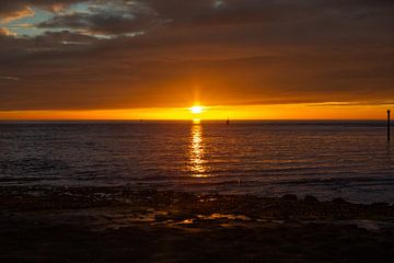 Zonsondergang in Westkapelle van byphotographyms