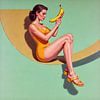Banana Daydream in Retro Style by Jan Keteleer