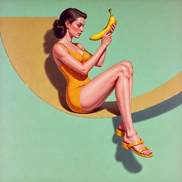 Banana Daydream dans le style rétro
