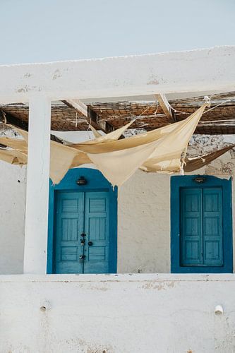 Das alte griechische Strandhaus.