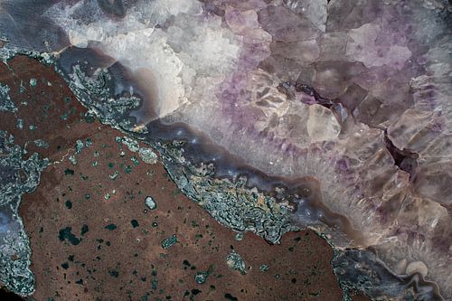 Violet amethist beschermende mineraal