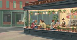 Hipster Nighthawks by Studio BB