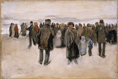 Strand van Scheveningen, Vincent van Gogh - 1882