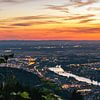 Sonnenuntergang Heidelberg von Sven Frech