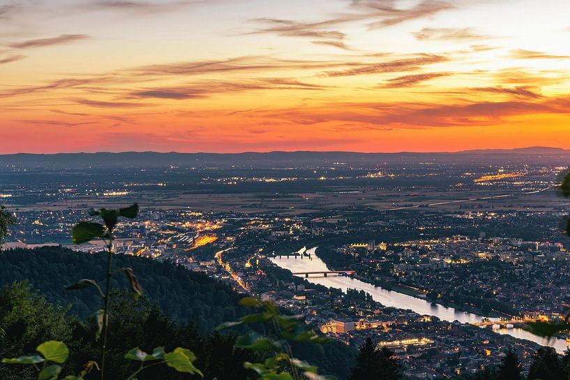 Sunset Heidelberg by Sven Frech