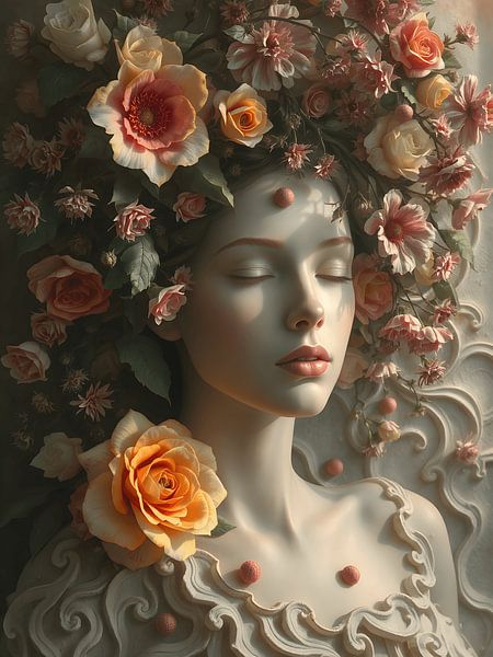 A surrial portrait by Jolique Arte