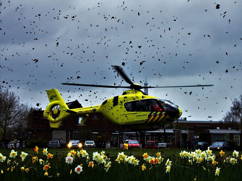 Traumahelikopter stijgt op na melding van Remco Gerritsen