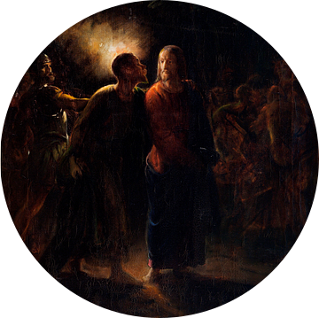 Wilhelm Marstrand, Kus van Judas, na 1860 van Atelier Liesjes