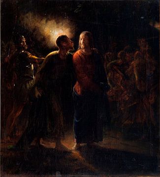 Wilhelm Marstrand, Baiser de Judas, après 1860 sur Atelier Liesjes