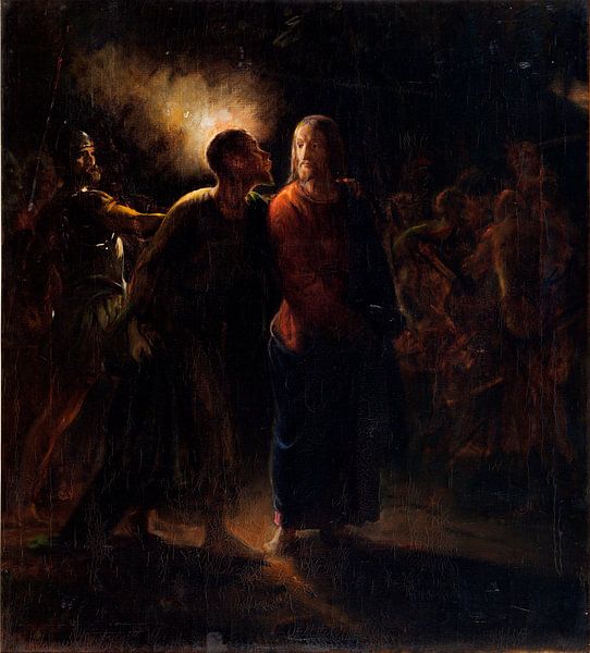 Wilhelm Marstrand, Kiss of Judas, after 1860 by Atelier Liesjes