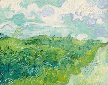 Grüne Weizenfelder bei Auvers, Vincent van Gogh