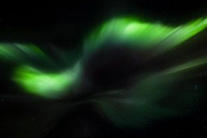 Les aurores boréales dansantes en Laponie finlandaise sur Martijn Smeets