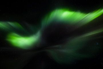 Dansend Noorderlicht in Fins Lapland van Martijn Smeets