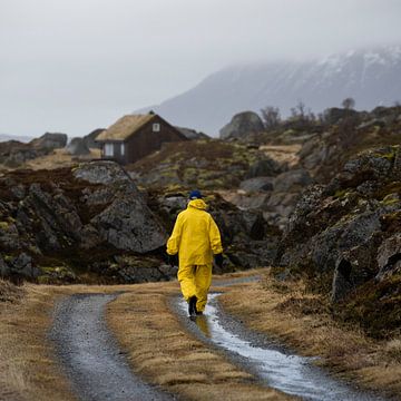 Wandelen in de regen van Frank Pietersen