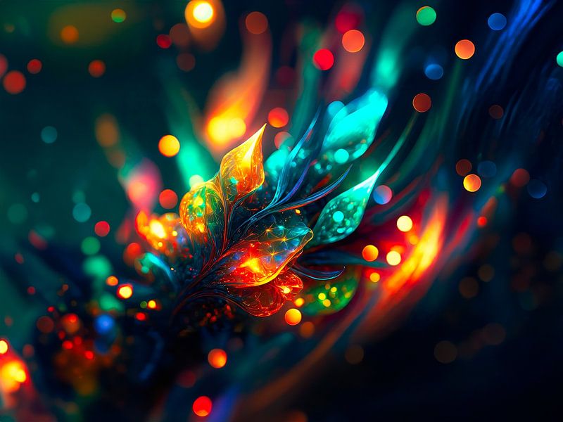 Art colours with different shapes by Mustafa Kurnaz