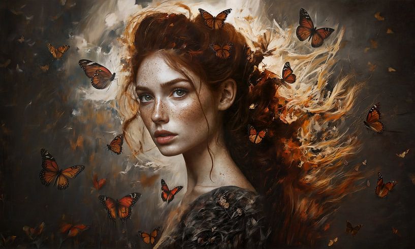 Butterfly girl by Silvio Schoisswohl