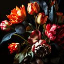 Bloemenpracht Kleurrijke Tulpen van Color Square thumbnail