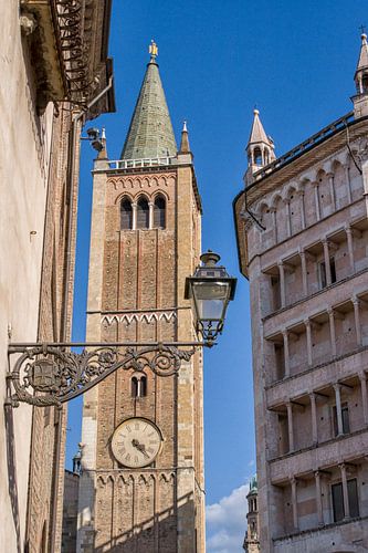 Baptistère et cathédrale de Parme, en Italie