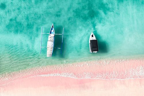 Aerial Summer - Pink Beach Bali