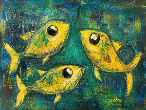 Gelbe Fische