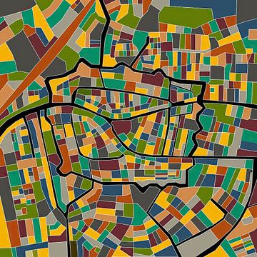 Leiden mosaic by Stef van Campen