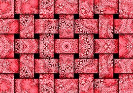 Weaves in Pink (Weefpatroon in Roze)