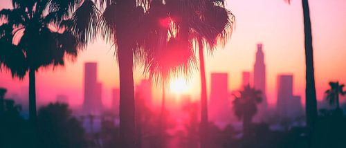 Zonsondergang boven Los Angeles