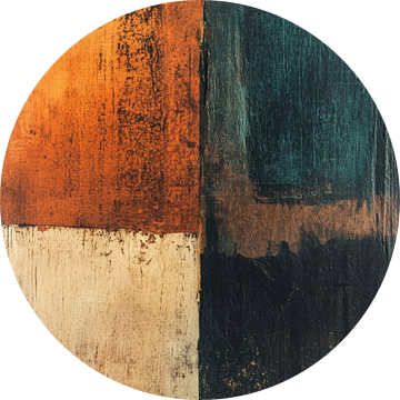 Abstract Structuur in Aarde en Diepte Contrast en Textuur