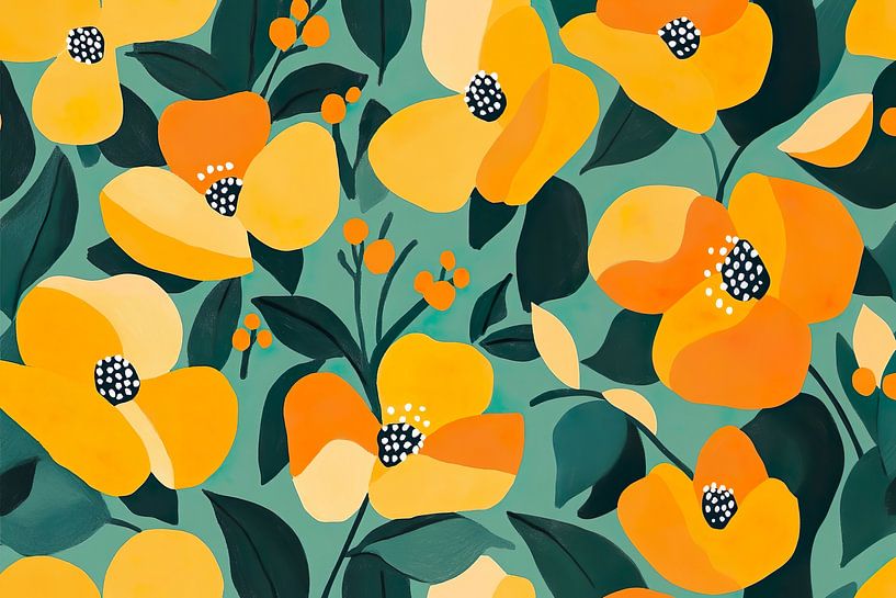 Fröhliche Frühlingsblüher von Lauri Creates