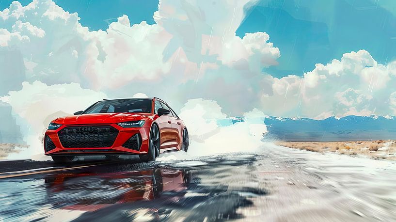 Audi RS6 van PixelPrestige