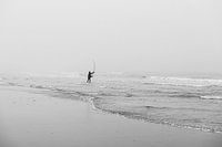 Fischer im Meeresnebel Terschelling