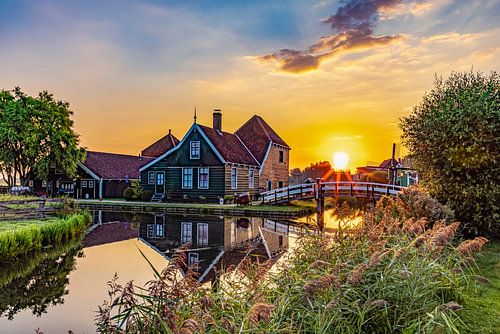 Sunrise at De Zaanse Schans, the Netherlands