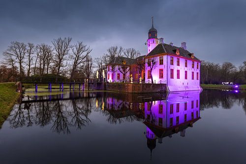 Fraeylemaborg in Slochteren in sfeervol licht