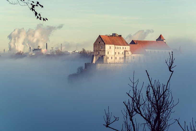 Burghausen an der Salzach von altmodern