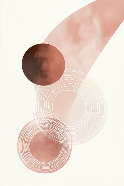 Dessin au trait en rose par Studio BB
