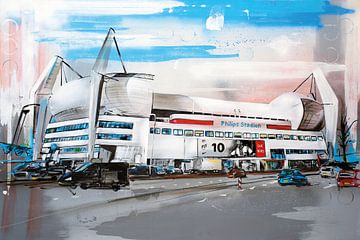 PSV painting by Jos Hoppenbrouwers