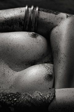 zwart strand van Silvio Schoisswohl