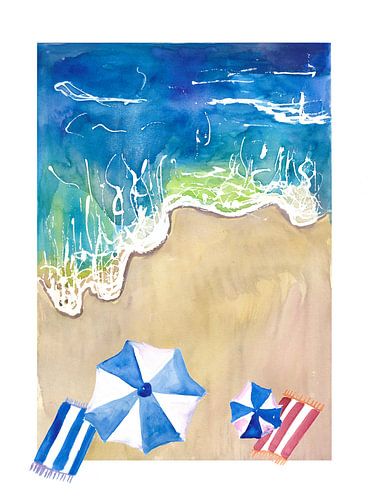 Rêver de vacances d'été sur la plage