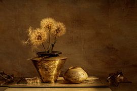 Stilleven. Pluizenbollen. 3. Klassiek. Impressionisme. van Alie Ekkelenkamp