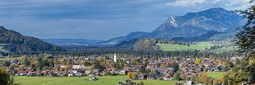 herbstliches Panorama von Oberstdorf von Walter G. Allgöwer