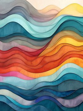 Glasachtige stromingen: De botsing van glaciale indigo