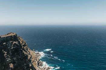 Südafrikanischer Blick auf den Atlantischen Ozean