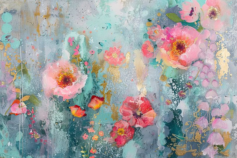 Blumenmalerei von Wunderbare Kunst