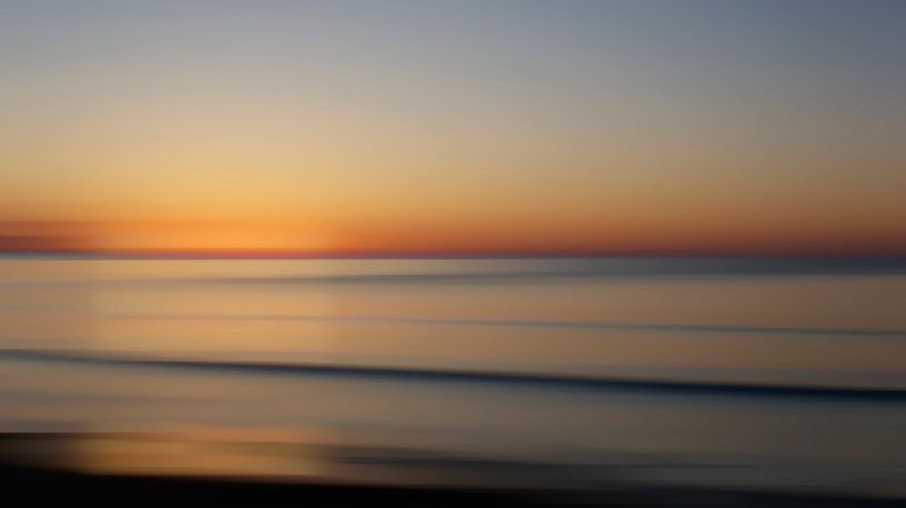 Sunrise at the Baltic Sea  by Wil van der Velde/ Digital Art