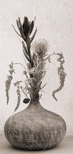 Herfstboeket in vaas