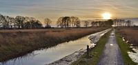 Sunset at the Dwingelderveld (the Netherlands)