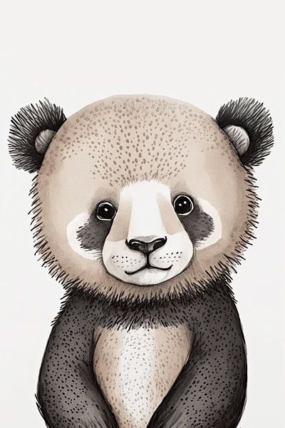 Illustration d'un panda par Your unique art