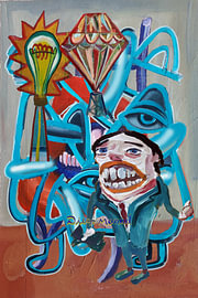 Pop-abstract van Diego Manuel Rodriguez