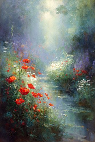 Riviertje in Ochtendnevel