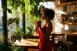 Entspannte Kaffeepause von Poster Art Shop